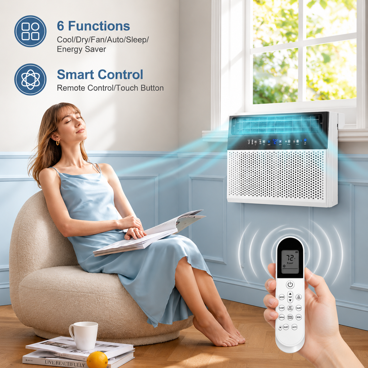 Polari FrostRoom Pro — 12000 BTU Smart Window AC