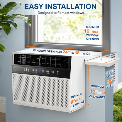 Polari FrostRoom Pro — 12000 BTU Smart Window AC